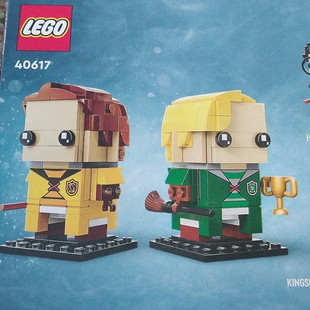 Lego Brickheadz 40617 Draco Malfoy & Cedric Diggory Figures Building Set HP